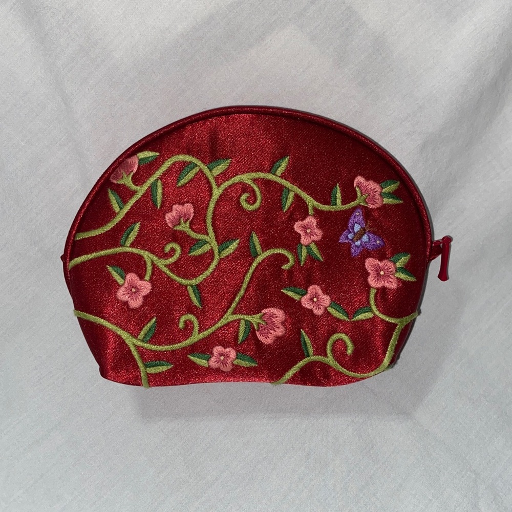 RARE nwot oovoo zippered coin small cosmetic pouch
